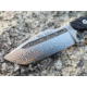 Midgards-Messer Idun Fixed Blade Knife, 8.5in Overall, 4.25in Satin CPM-3V Carbon Steel Blade, Black Sculpted TPU Handle, Black TPU Belt Sheath, THE-IDUN