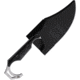 Midgards-Messer Valdis Molon Labe Satin Knife, 7.63in Overall, 3.75in Satin D2 Tool Steel Blade, 3-D Printed TPU Handle, Sheath, VALDIS-MLE-SATIN