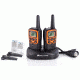 Midland Radio 22 Ch./28 mile w/38 CTCSS, W/X Alert, Bat, DTC &amp; USB Cable Charger, Black/Orange T51VP3