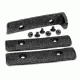 Midwest Industries 2 Straight Panel / 1 Hand Stop Panel Kit, Black, MI-G2SS-PK