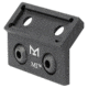 Midwest Industries 45 Degree Offset Surefire Light Mount, M-LOK, Black, MI-MSM45