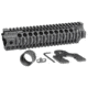 Midwest Industries 9.50in Combat Rail T-Series One Piece Free Float Handguard, Black, MI-CRT-9.50