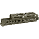 Midwest Industries AK Alpha Series Quad Rail Handguard, 10.0in, Magpul ODG, MI-AK-ALPHA-QR-10-ODG