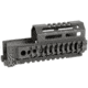 Midwest Industries AK Alpha Series Quad Rail Handguard, 6.0in, Black, MI-AK-ALPHA-QR-6