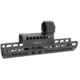 Midwest Industries AK47/74 SS Ext KeyMod W/ ML2 Full Size Dot, Black, MI-AK-SSX-K-ML2