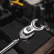 Midwest Industries AR15 Barrel Castle Nut Wrench, Silver, MI-BNW