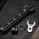Midwest Industries AR15 Barrel Castle Nut Wrench, Silver, MI-BNW