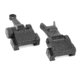 Midwest Industries Combat Rifle Top Mounted Deployable Front and Rear Sight, Black, MI-CRS-SET