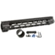 Midwest Industries High Combat Rail Handguard, DPMS LR-308, 15 in, M-LOK, .210 Tang Height, Anodized, Black, MI-CR308-15