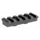 Midwest Industries 1913 Mil Spec MI KeyMod Rails, 3.75in, 6061 Aluminum, Hard Coat Anodized, Black, MI-SSK-R375