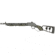 Midwest Industries Lever G10 Large Pistol Grip Stock, OD Black, Lever Stot