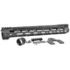 Midwest Industries MI Combat Rail Lightweight Series Handguard, M-LOK compatible, Black, 14in, MI-CRLW14