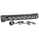 Midwest Industries MI Combat Rail Lightweight Series Handguard, M-LOK compatible, Black, 14in, MI-CRLW14