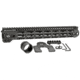 Midwest Industries MI-G4M One Piece Free-Float AR Handguard, 14in Length, M-LOK, 6061 Aluminum, Anodized, Black, MI-G4M14