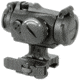Midwest Industries MK2 QD T2 Aimpoint Mount - 1/3 Cowitness, Black, MI-MK2-QDT21/3