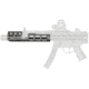 Midwest Industries MP5 M-LOK Suppressor Handguard, Black, MI-MP5-SD