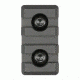 Midwest Industries MWI M-Lok 1913 MIL SPEC Rail Section 3 Slot Black
