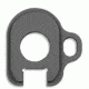 Midwest Industries Right Hand Loop End Plate Adaptor REM .870, Black, MCT870-1R