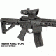 Midwest Industries Trijicon ACOG, V-COG 1 Lever QD Mount, Black, MI-QDTAV1
