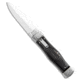 Mikov Mikov 241 Predator Double Bolster Leverlock Automatic Knife Buffalo 3.75", Black, 420, adult, BHQ-104174
