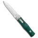 Mikov Mikov 241 Predator Lever Lock Auto Knife ABS Green 3.75" Polish Pocket Clip, Green, 420, adult, BHQ-117829