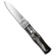 Mikov Mikov 241 Predator Lever Lock Automatic Knife Dark Buffalo Horn 3.75" Polish, Black/Brown, 420, adult, BHQ-27237