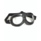 MIL-TEC British Raf Style Aviator Goggles, Black, Adjustable, 15610102