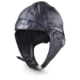 MIL-TEC Leather Aviation Helmet, Black, Small, 12425002-902
