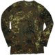 MIL-TEC Camo Long Sleeve T-Shirt, Flecktarn Camo, 3XL, 11065021-907