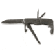 MIL-TEC M2000 Pocket Knife, 3in, Stainless Steel, Black Plastic Handle, 15337150
