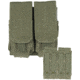 MIL-TEC M4/M16 Double Magazine Pouch, OD Green, 6.3 x 2 x 6.7, 13496601