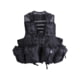 MIL-TEC 8-Pocket Tactical Vest, Black, One Size, 10712102