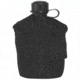 MIL-TEC Plastic Canteen w/Cup &amp; Cover, Black, 14506002