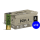 MILI Ammo 12 Gauge, Rifled Slug, 1 oz, 2.75 in, 1550 ft/s, Centerfire Shotgun Slug Ammo, 100 Rounds