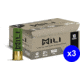 MILI Ammo 12 Gauge, Rifled Slug, 1 oz, 2.75 in, 1550 ft/s, Centerfire Shotgun Slug Ammo, 30 Rounds
