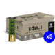 MILI Ammo 12 Gauge, Rifled Slug, 1 oz, 2.75 in, 1550 ft/s, Centerfire Shotgun Slug Ammo, 50 Rounds