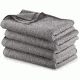 Army Navy Sales GRAY WOOL BLEND BLANKET 4 PACK, Gray, 4PKB