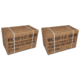 Military Surplus Meals Ready To Eat Case Combo Menu A and B, Inspection 2019