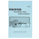 Army Navy Sales Sniper Training and Employment Manual / TC 23-14, Blue, 5.5 X 8.5, BK099