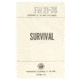 Army Navy Sales Survival Manual FM 21-76, Brown, 5.5 X 8.5, BK093