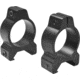 Millett Angle-Loc Detachable Rings, 1in Medium, Matte Aluminum, Vertical Split, Clam