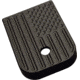 MILSPIN Blacked Out Flag Magazine Base Plate, Glock 17/17L/18/19/19X/22/23/24/26/27/31/34/35, "Blacked Out" Cerakote on Stainless Steel, Fits the Following Glock Models: 17/17L/18/19/19X/, 1121118101