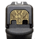 MILSPIN Saint Michael 3D Slide Plate, Glock 1-5/19X ex. G42/G43/G43X/G48, Brass, 698781821923