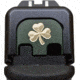 MILSPIN Shamrock Slide Back Plate, Glock Models, Gen 1-5, Green Cerakote on Brass, 111123013U
