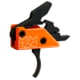 Mimtac Drastic AR-9 Drop-in Trigger, Curved, Orange/Black, DRCR9-ORG-01