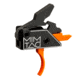Mimtac Drastic CR 9 AR-9 Drop-In Trigger, Curved, Orange, DRCR9-ORG-02