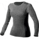 Minus33 Ossipee  Midweight Wool Crew, Black / Charcoal, Small 804CGBLKS