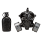 MIRA Safety CM-7M Military Gas Mask, Black, Small, CM7M1, EDEMO1