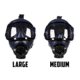 MIRA Safety MD-1 Kids Gas Mask, Navy Blue, Medium, MD1-01