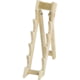 Miscellaneous Countertop Display Sd, Stands Approximately 10 1/8in High, Light Brown Wood Construction, Holds Five Knives, MI162